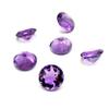 AAA Amethyst Cut Stone | Loose Faceted Cut Stone | Pack of 6pcs | Marquise, Princess Cut, Baguette, Trillion, Oval, Round, Pear Cut Stone - 3mm Round view 1