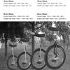 JINCAN 16/18/20/24 inch wheeled unicycles, beginner unicycles, wheeled unicycles with anti-skid tires and adjustable release saddles, outdoor sports and fitness exercises (Size : 18inch) view 4