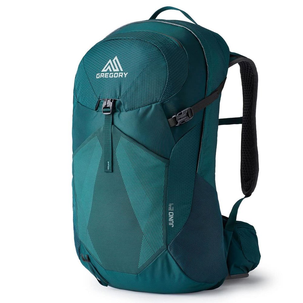 Gregory Juno 24L H2O Women's Day Hiking/Backpacking Hydration Backpack with Included Reservoir, Breathable Backpanel and Shoulder Harness, One Size Fits All, Emerald Green