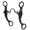 Aime Imports Antique Brown Ported Chain Bit with Copper Dots N/A 53/4 view 1