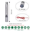 Boundless Voyage Titanium Emergency Whistle 2 Pack Outdoor Emergency Survival Camping Hiking Loud Whistle Coaches Training Sports Keychain Whistle with Lanyard (2 PCS - Ti9010) view 3