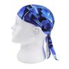 Quick Dry Cycling Skull Cap Sweat Absorbing Bandana Headscarf Pirate Headwear UV Protection Breathable Head Wrap Blue view 3