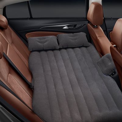 Car Bed - Camping Mattress for Car - Portable Travel Sleeping Bed Inflatable Mattress - Air Bed for Car Universal SUV Extended Air Couch with Two Air Pillows - Black