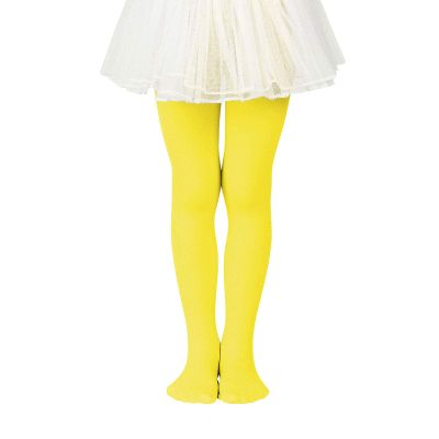 Baby Leggings Christmas Ballet Dance Tights Girl Socks Toddler Seamless Leg Warmers Light Yellow 1-3T