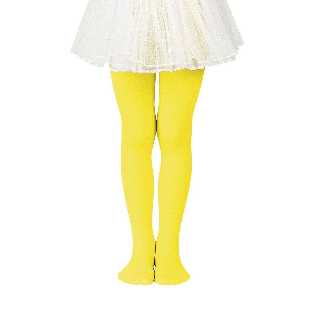 Baby Leggings Christmas Ballet Dance Tights Girl Socks Toddler Seamless Leg Warmers Light Yellow 1-3T