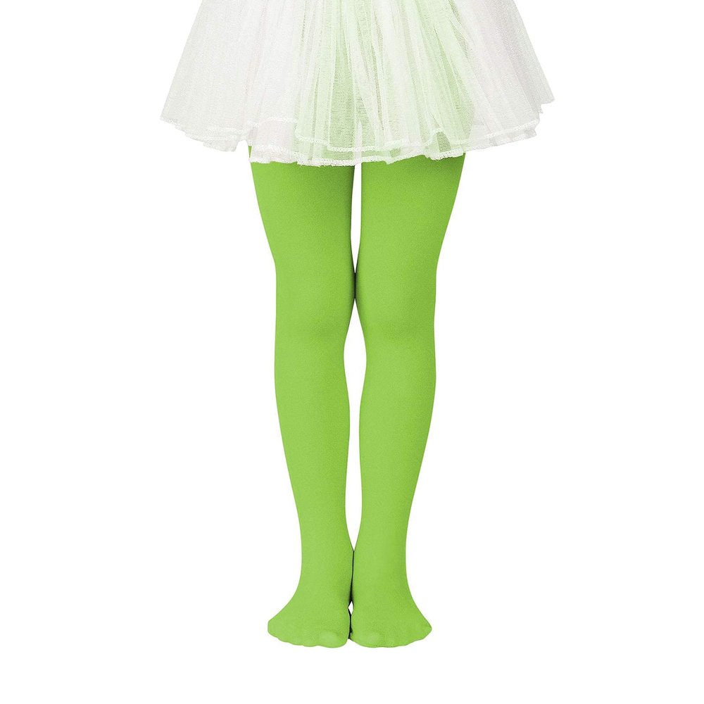 Baby Leggings Christmas Ballet Dance Tights Girl Socks Toddler Seamless Leg Warmers Light Green 9-14Years