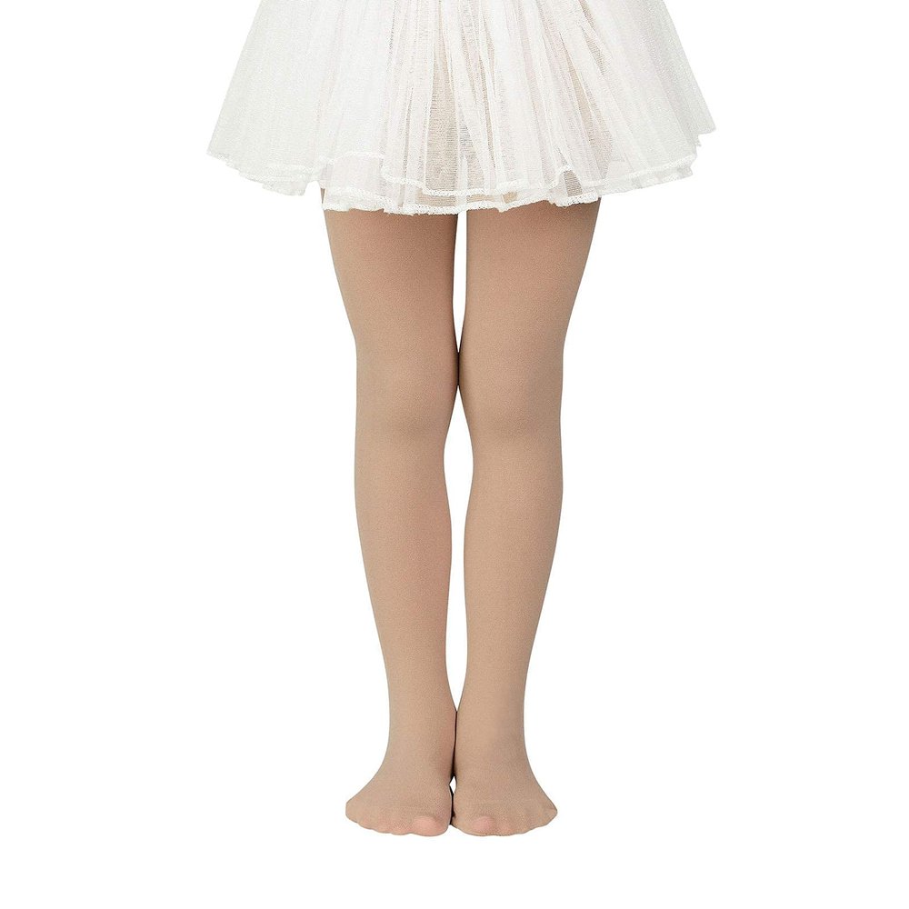 Baby Leggings Christmas Ballet Dance Tights Girl Socks Toddler Seamless Leg Warmers Nude 1-3T