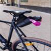 ABUS Catena 6806K Chain Lock - Lightweight Hardened Steel Bike Lock with Fashionable Textile Tube - Square Chain with ABUS Security Level 6-85 cm - Pink view 2