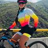 CYTSH Women's Triathlon Long-Sleeved Suit Cycling Suit Tight-Fitting Breathable Running Swimming Swimsuit (Color : 51, Size : Medium) view 1