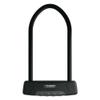 ABUS U-Lock Granit Plus 470 and SH B Bracket, Bike Lock with Plus Cylinder for Tamper Protection, ABUS Security Level 12, Black, 23 cm view 1