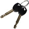 ABUS Unisex - Adult 5955 R BK OE Frame Locks Plain Colours Universal view 3