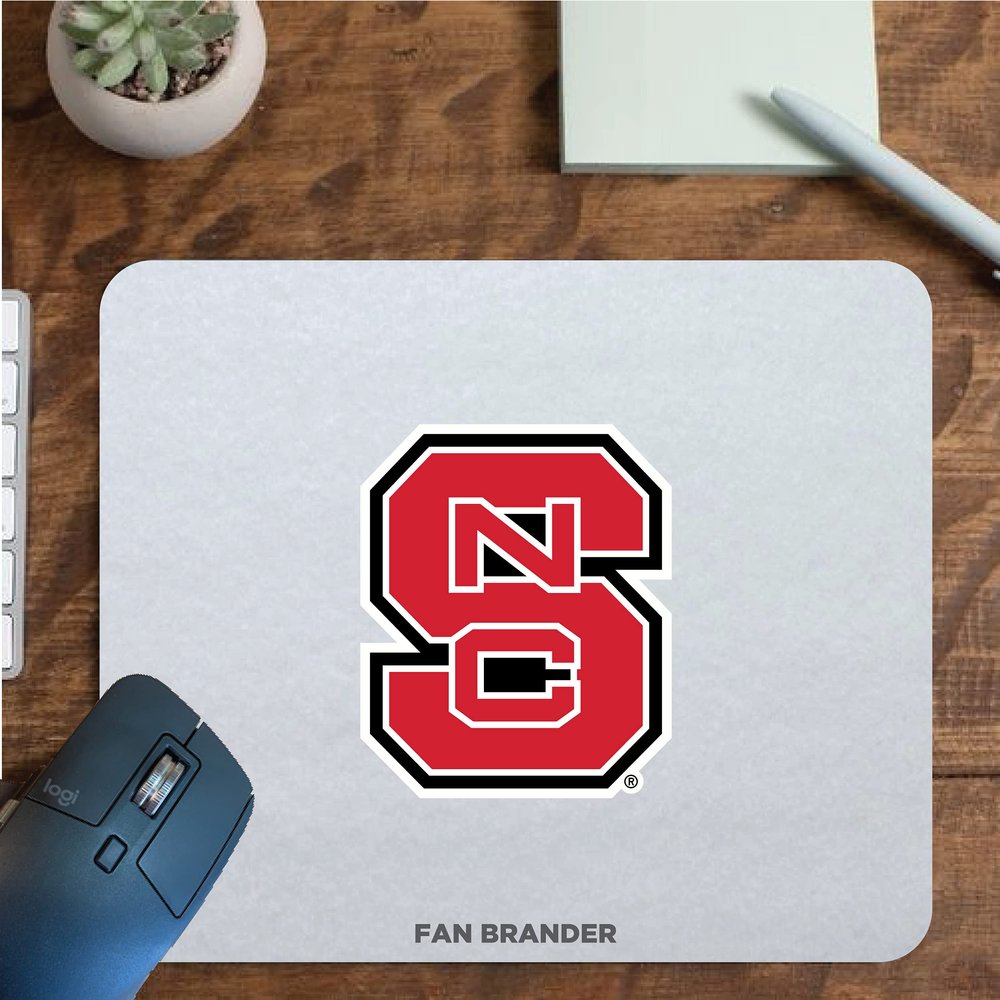 Fan Brander NCAA Mousepad for Home, Office, and Gaming (NC State Wolfpack Mouspad)