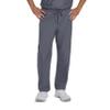 Landau Essentials Unisex Relaxed Fit 1-Pocket Drawstring Scrub Pants 7602 Steel Grey view 1
