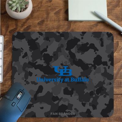 Fan Brander NCAA Mousepad for Home, Office, and Gaming with Urban Camo Design (Buffalo Bulls Mouspad)