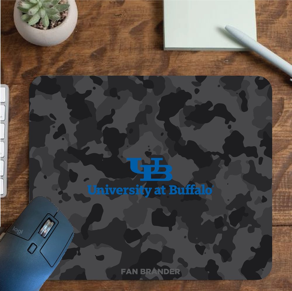 Fan Brander NCAA Mousepad for Home, Office, and Gaming with Urban Camo Design (Buffalo Bulls Mouspad)