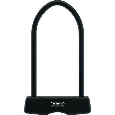ABUS U-Lock Granit 460 + SH B Bracket - Bicycle Lock with 12 mm Round Shackle and Reversible Key - ABUS Security Level 9-300 mm Shackle Height
