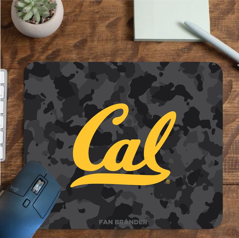 Fan Brander NCAA Mousepad for Home, Office, and Gaming with Urban Camo Design (California Bears Mouspad)