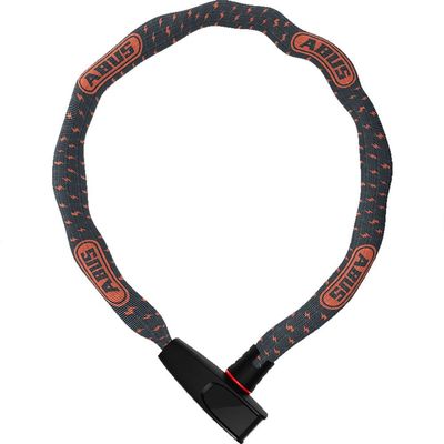 ABUS Catena 6806K Chain Lock - Lightweight Hardened Steel Bike Lock with Fashionable Textile Tube - Square Chain with Security Level 6