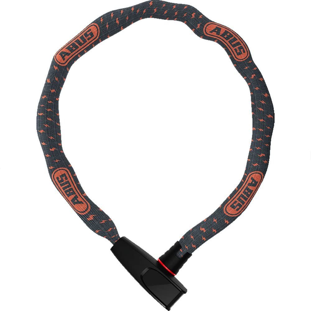 ABUS Catena 6806K Chain Lock - Lightweight Hardened Steel Bike Lock with Fashionable Textile Tube - Square Chain with Security Level 6