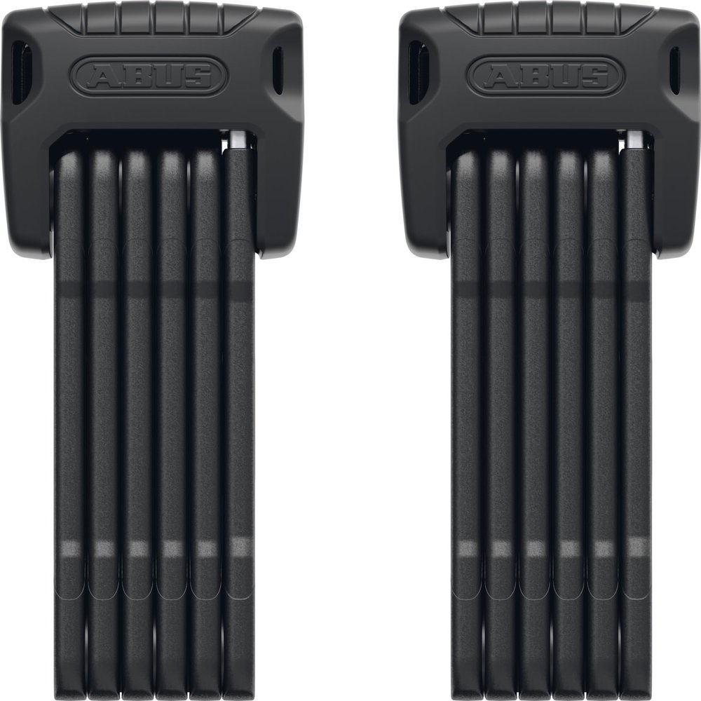 ABUS Folding Lock Bordo Granit 6500K with SH Lock Holder - Set of 2 - Bike Lock with XPlus Cylinder for high Tamper Protection - Security Level 15 - Length 90 cm
