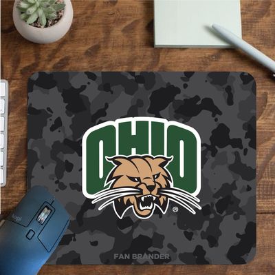 Fan Brander NCAA Mousepad for Home, Office, and Gaming with Urban Camo Design (Ohio University Bobcats Mouspad)