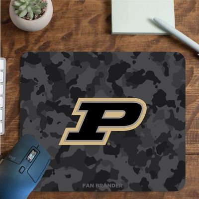 Fan Brander NCAA Mousepad for Home, Office, and Gaming with Urban Camo Design (Purdue Boilermakers Mouspad)