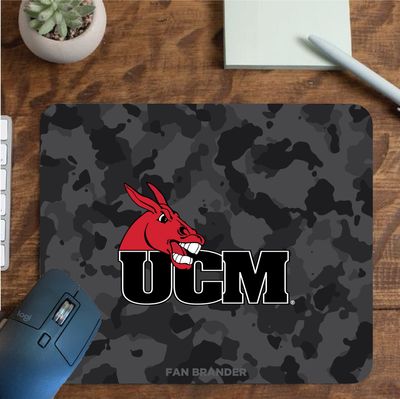 Fan Brander NCAA Mousepad for Home, Office, and Gaming with Urban Camo Design (Central Missouri Mules Mouspad)