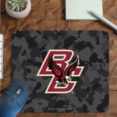 Fan Brander NCAA Mousepad for Home, Office, and Gaming with Urban Camo Design (Boston College Eagles Mouspad)