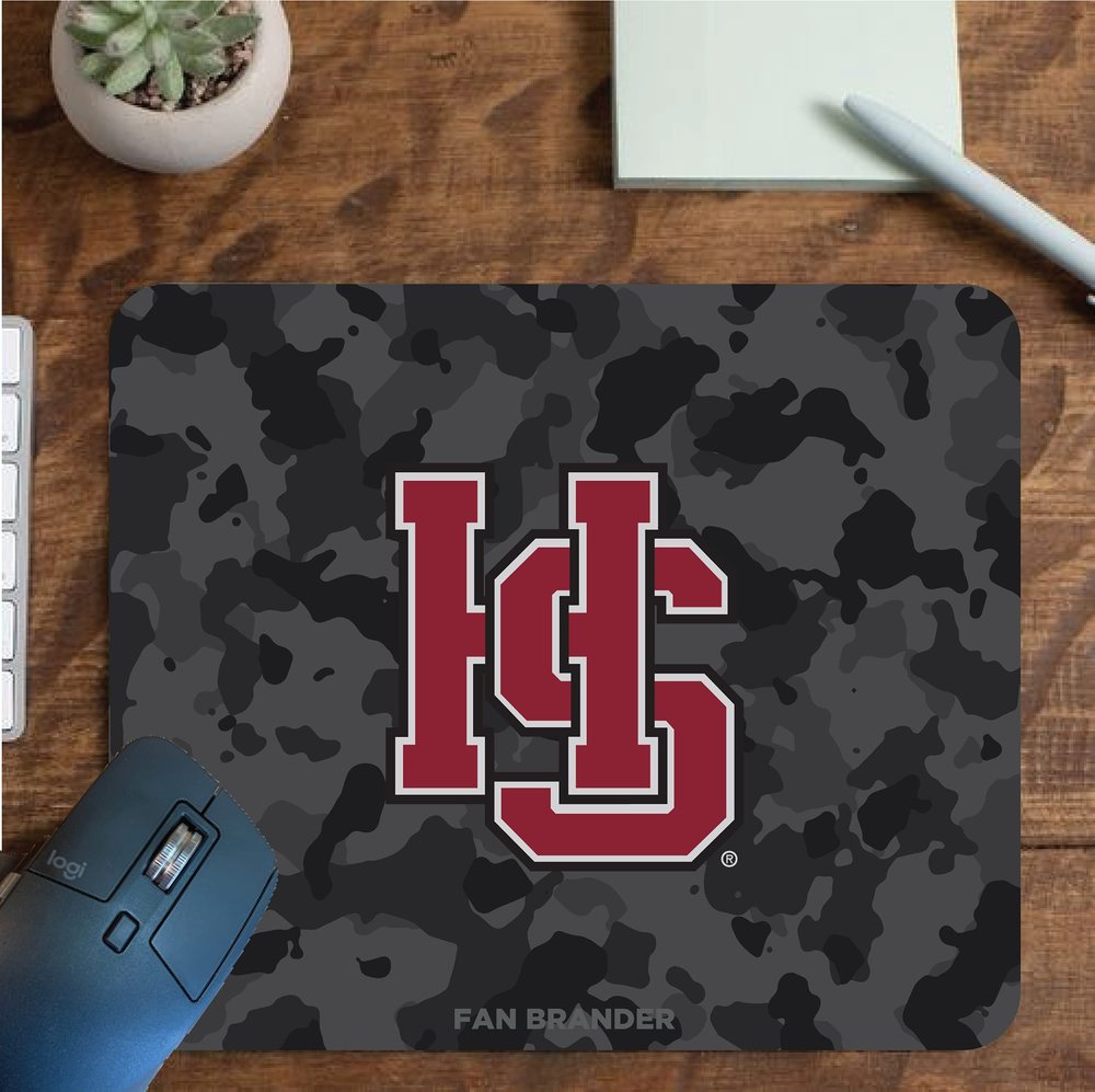 Fan Brander NCAA Mousepad for Home, Office, and Gaming with Urban Camo Design (Hampden Sydney Mouspad)