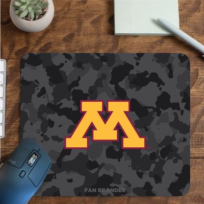 Fan Brander NCAA Mousepad for Home, Office, and Gaming with Urban Camo Design (Minnesota Golden Gophers Mouspad)