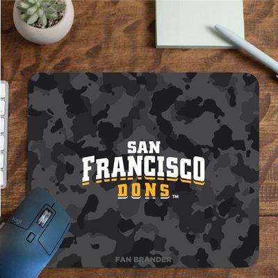 NCAA Mousepad for Home, Office, and Gaming with Urban Camo Design (San Francisco Dons Mouspad)