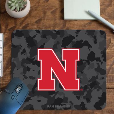 Fan Brander NCAA Mousepad for Home, Office, and Gaming with Urban Camo Design (Nebraska Cornhuskers Mouspad)