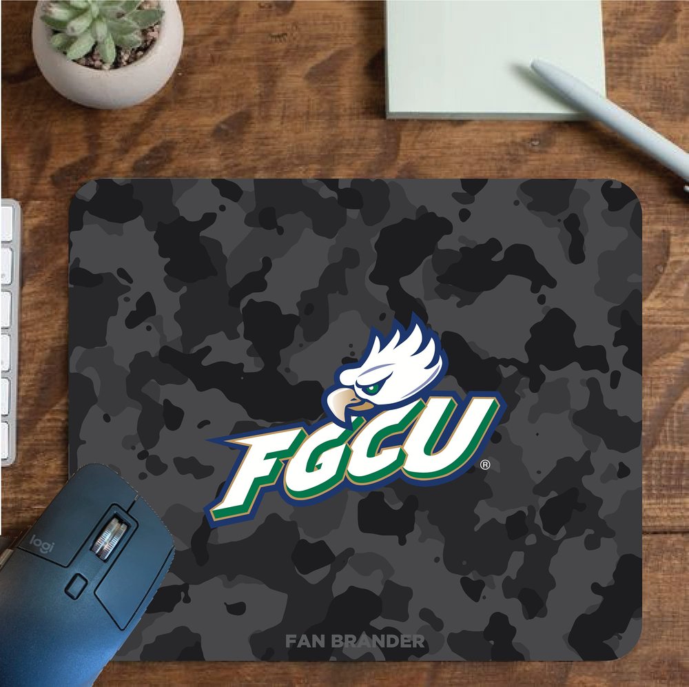 Fan Brander NCAA Mousepad for Home, Office, and Gaming with Urban Camo Design (Florida Gulf Coast Eagles Mouspad)