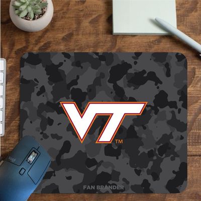 Fan Brander NCAA Mousepad for Home, Office, and Gaming with Urban Camo Design (Virginia Tech Hokies Mouspad)