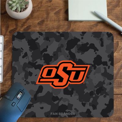 Fan Brander NCAA Mousepad for Home, Office, and Gaming with Urban Camo Design (Oklahoma State Cowboys Mouspad)