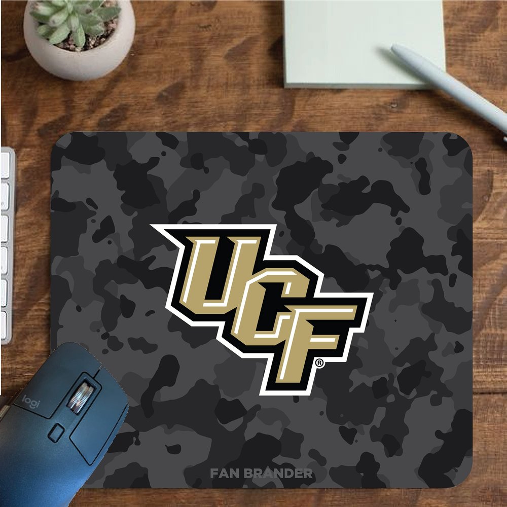 Fan Brander NCAA Mousepad for Home, Office, and Gaming with Urban Camo Design (UCF Knights Mouspad)