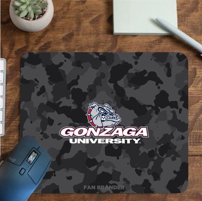 Fan Brander NCAA Mousepad for Home, Office, and Gaming with Urban Camo Design (Gonzaga Bulldogs Mouspad)