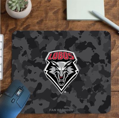 Fan Brander NCAA Mousepad for Home, Office, and Gaming with Urban Camo Design (New Mexico Lobos Mouspad)