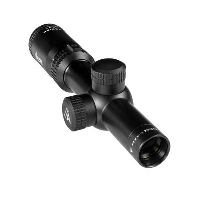 Alpen Kodiak 1-4X24 Riflescope with Multi Coated Optics Wide Angle Viewing Adjustable Windage and Elevation Easy to Read Fast Focus Tapered Reticles Cover a Wide Variety of Shooting and Hunting