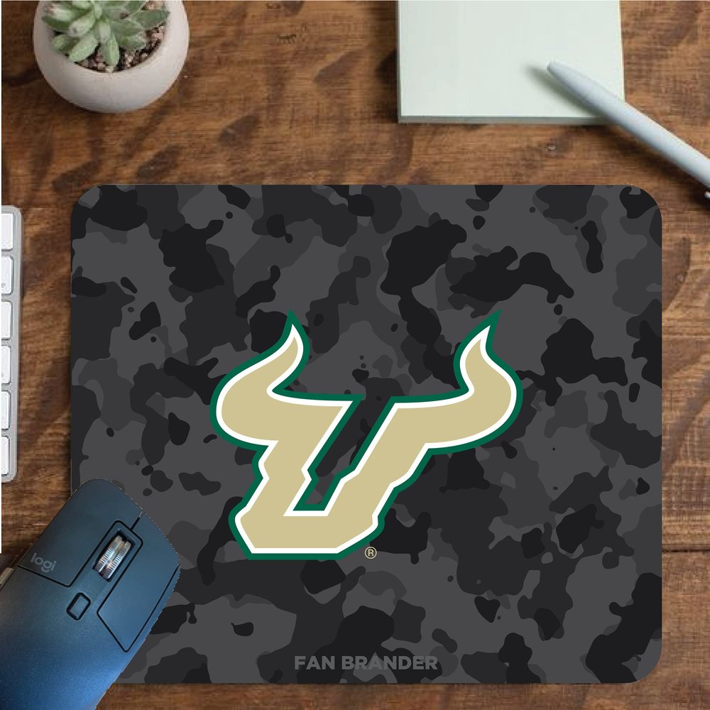 Fan Brander NCAA Mousepad for Home, Office, and Gaming with Urban Camo Design (South Florida Bulls Mouspad)