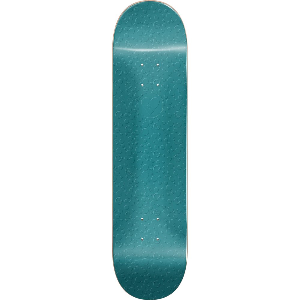 The Heart Supply Cosmic Polkahearts Deck-8.0 Pearl Sapphire - Assembled AS Complete Skateboard