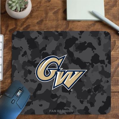 Fan Brander NCAA Mousepad for Home, Office, and Gaming with Urban Camo Design (George Washington Colonials Mouspad)