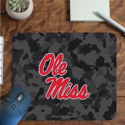Fan Brander NCAA Mousepad for Home, Office, and Gaming with Urban Camo Design (Mississippi Ole Miss Mouspad)