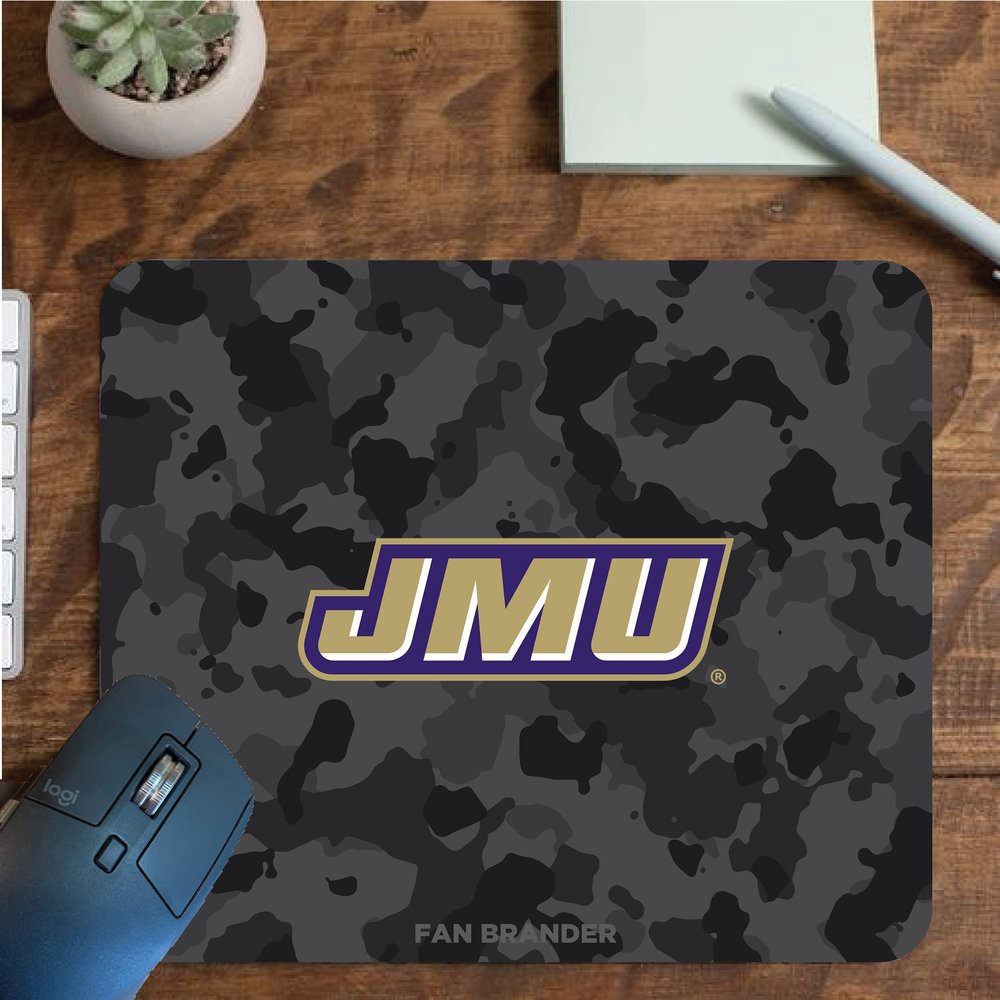 Fan Brander NCAA Mousepad for Home, Office, and Gaming with Urban Camo Design (James Madison Dukes Mouspad)