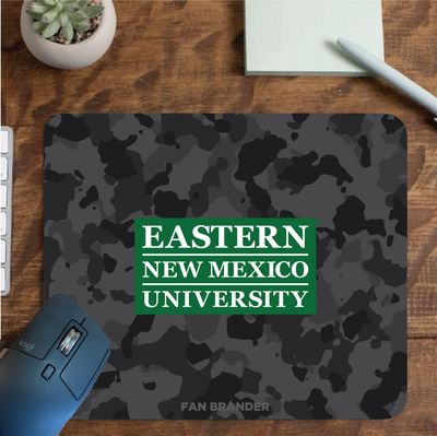 Fan Brander NCAA Mousepad for Home, Office, and Gaming with Urban Camo Design (Eastern New Mexico Greyhounds Mouspad)