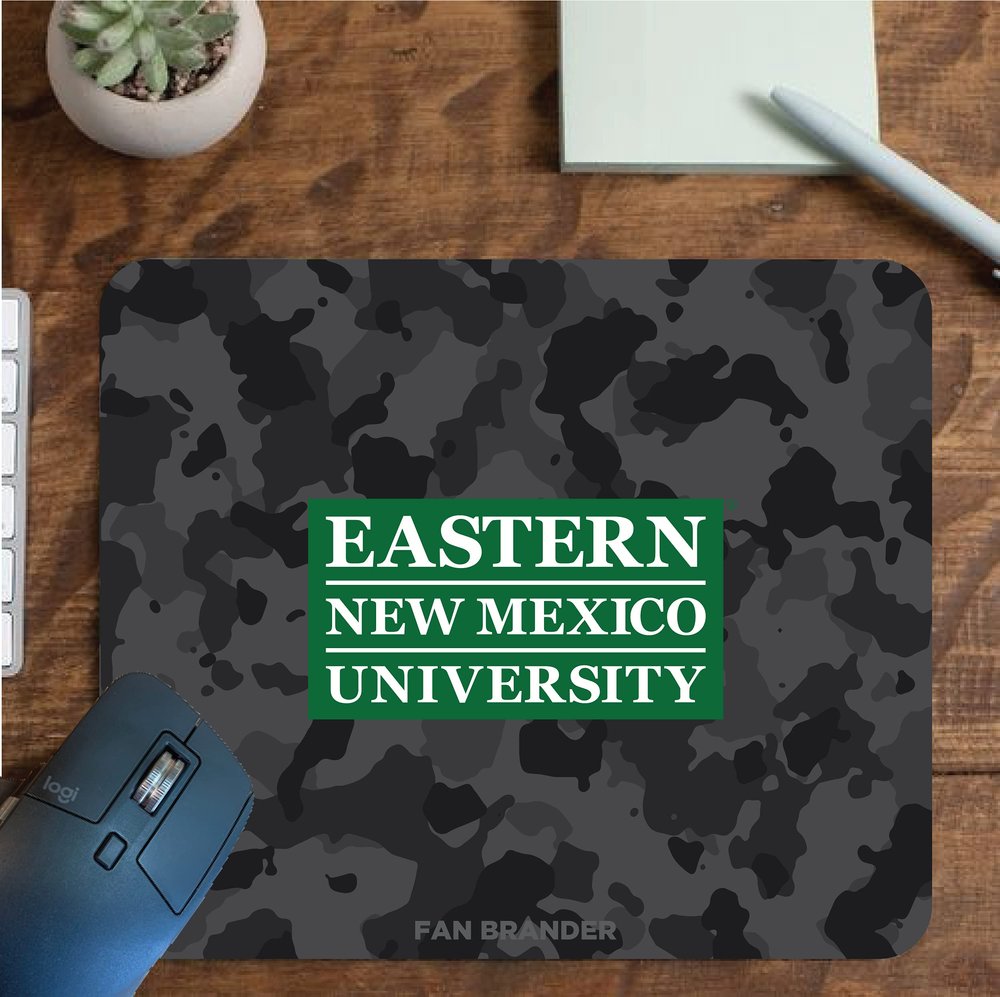 Fan Brander NCAA Mousepad for Home, Office, and Gaming with Urban Camo Design (Eastern New Mexico Greyhounds Mouspad)