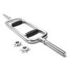 CAP Barbell 34in Regular Threaded Triceps Bar with Rubber Grips | 1 - Inch Diameter, Black view 1