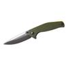 Scipio Tactical Green Ball Bearing Pocket Knife with Stonewashed Blade and Pocket Clip view 1
