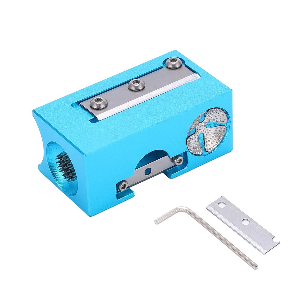 Kafuty-1 8 in 1 Billiard Tip Tool Pool Cue Tips Tips Replacement Billiard Repair Accessory(Blue)