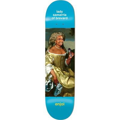 Enjoi Brevard Renaissance Deck-8.37 Lt.Blue R7 - Assembled AS Complete Skateboard